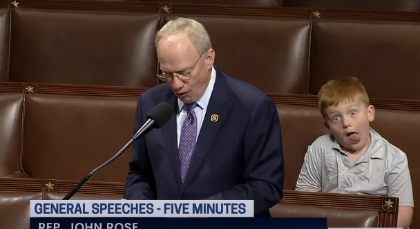 What Rep. John Rose’s Wife Might Have Been Thinking During Her Son’s Mischief